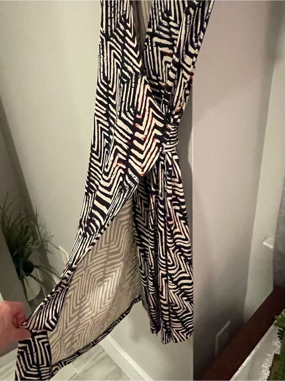 Diane von Furstenberg DVF Griffith Jersey Wrap Dress Size 10 - Picture 5 of 8